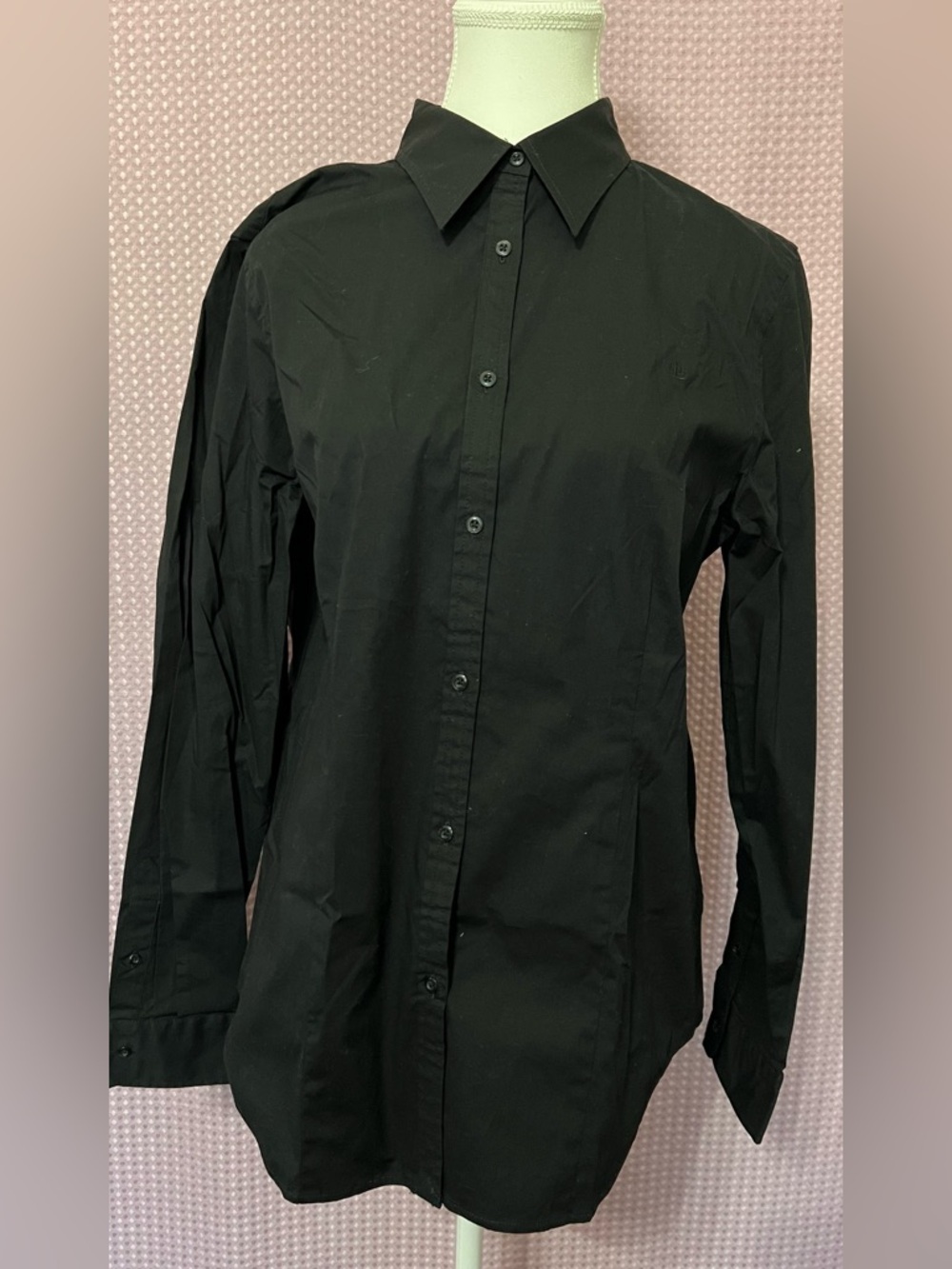 Ralph Lauren Black Slim Fit Button-Up Shirt